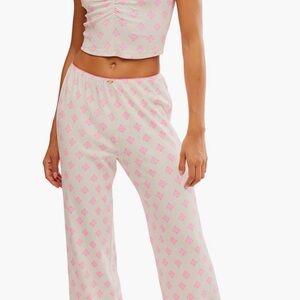Free People Fresh in Love Pointelle Pajama Set